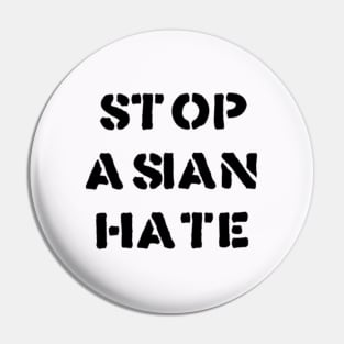 Stop asian hate Pin