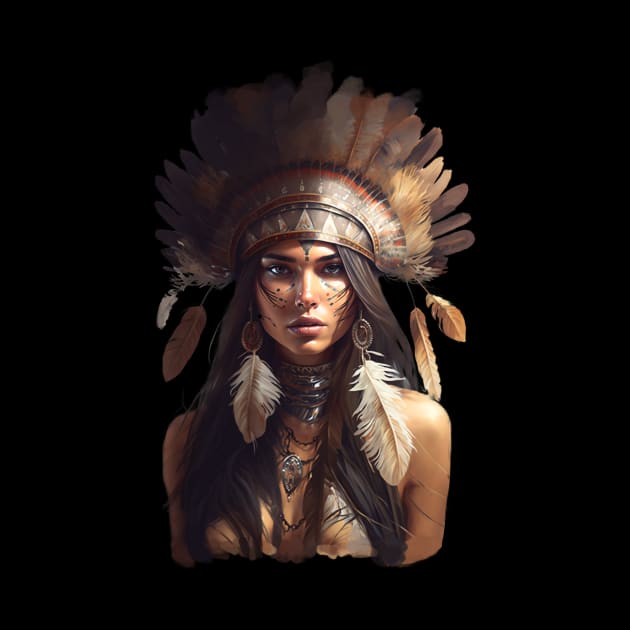 Native American Woman by Snoe