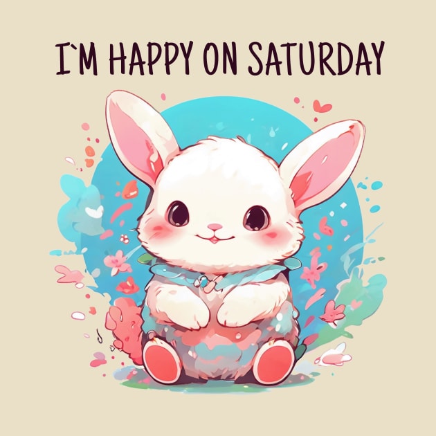 Happy saturday rabbit by bswlife