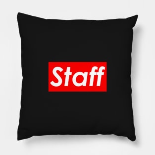 Staff (Red) Pillow