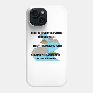 Quotes About Life: In the book of life, every chapter is a chance to rewrite the story of your soul Phone Case