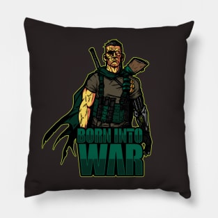 Born into War Pillow