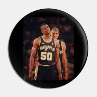 Twin Towers in The 1999 Finals - David Robinson Pin