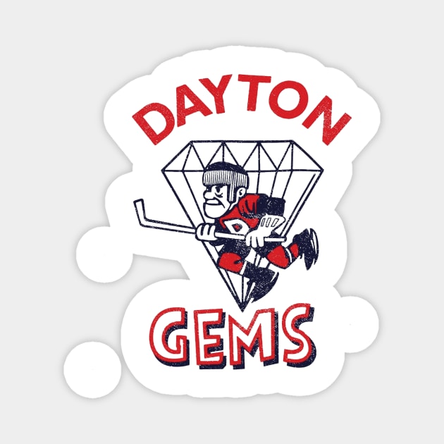 Dayton Gems Magnet by MindsparkCreative