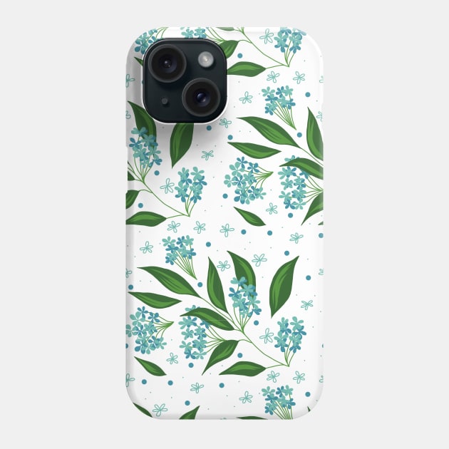 Forget Me Not Phone Case by JunkyDotCom