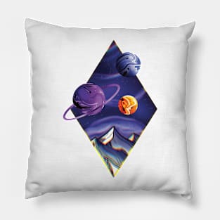 Multi planet above the mountains Pillow