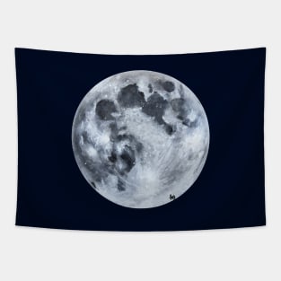 Hand Painted Moon Tapestry
