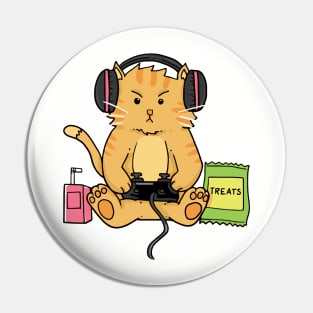 Gaming Cat Pin