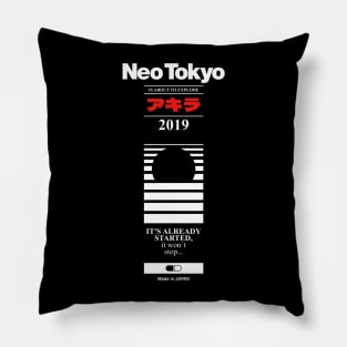 Neo Tokyo 2019 Pillow