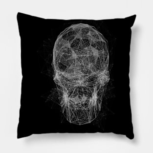 linear skull Pillow