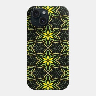 Beautiful and colorful Yellow flower design pattern Phone Case