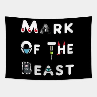 Mark Of The Beast Tapestry