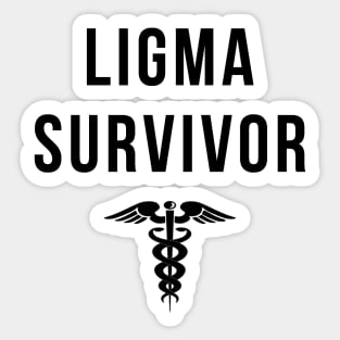 live laugh Ligma balls | Sticker