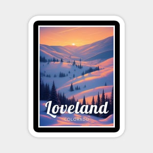 Loveland ski - Colorado usa Magnet