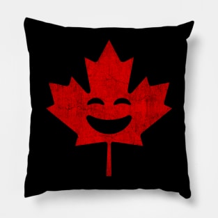 Hoorah for Canada Happy Vintage Canada T Design Pillow