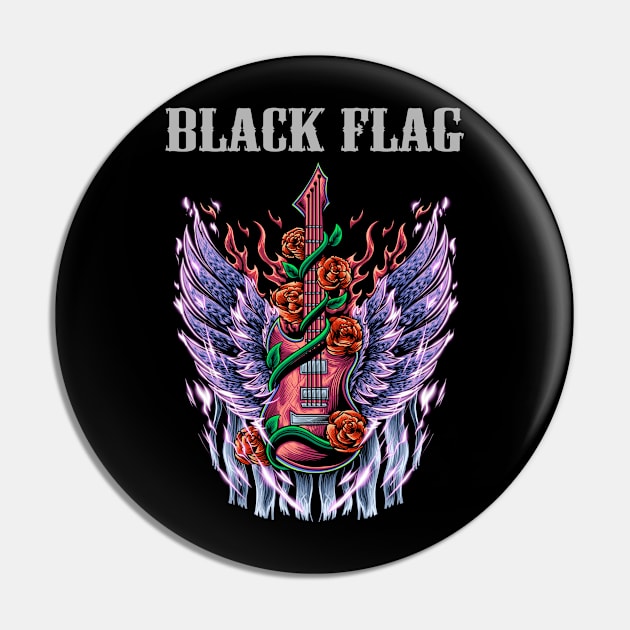 BLACK FLAG VTG Pin by Bronze Archer