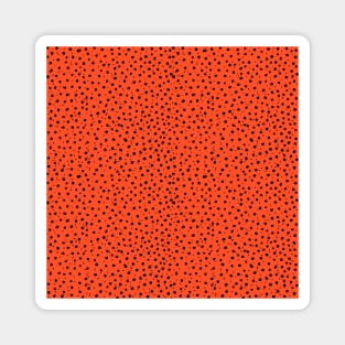 Cheetah Pattern on Papaya Magnet