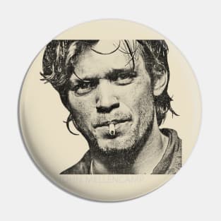 Retro John Mellencamp Pin