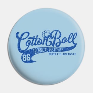 Cotton Boll - Burdette Script Pin