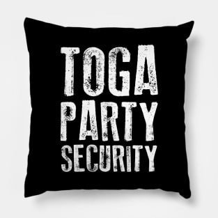 Funny Fraternity & Sorority Toga Party Security Pillow