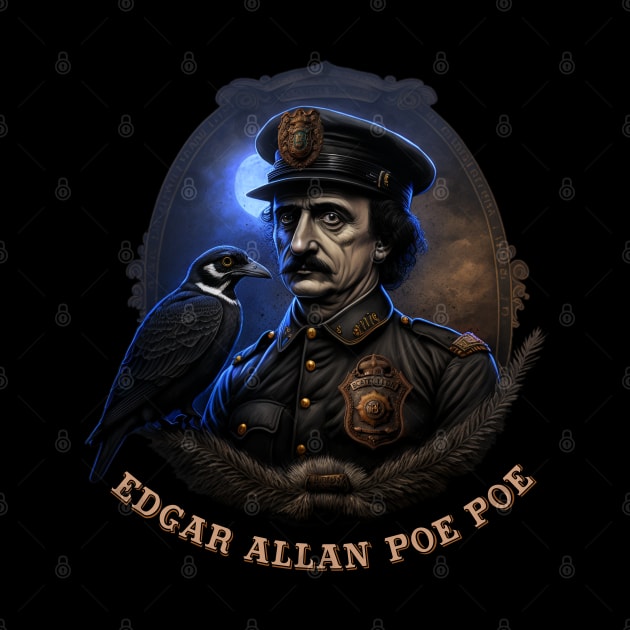 Edgar Allan Poe Poe by Barn Shirt USA