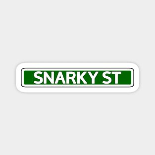 Snarky St Street Sign Magnet