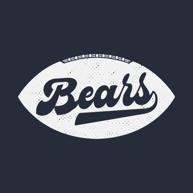 Retro Bears Football by SLAG_Creative