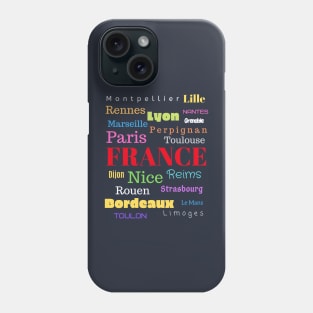 French Cities design Phone Case