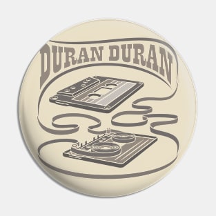 Duran Duran Exposed Cassette Pin