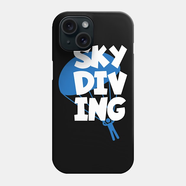 Skydiving Phone Case by maxcode