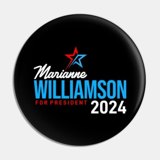 Marianne Williamson 24 For President 2024 Pin