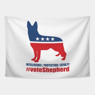 Vote Shepherd - German Shepherd Tapestry