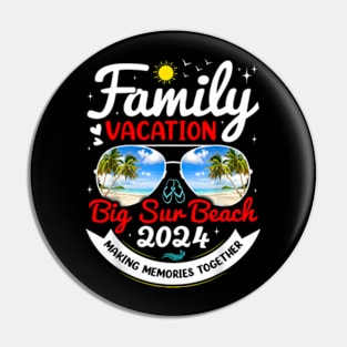 Big Sur Beach California Vacation 2024 Family Matching Group Pin