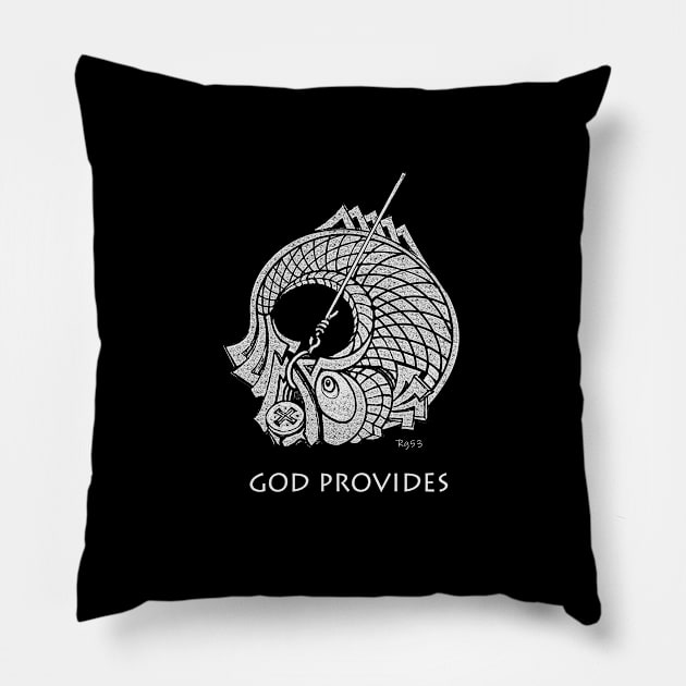 Fish God Provided Pillow by The Witness