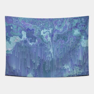 Purple Marble Clouds Rain Tapestry