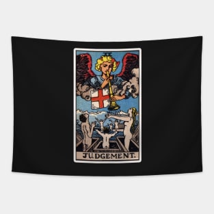 XX. Judgement Tarot Card Tapestry