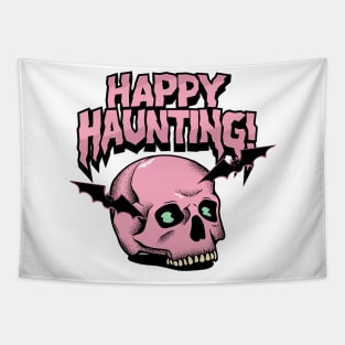 Festive Frights: Happy Haunting Halloween Tapestry