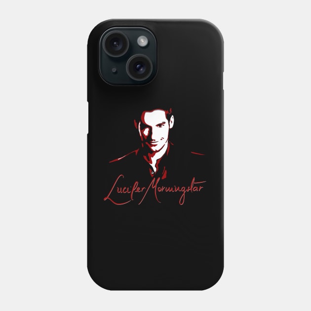 Lucifer Morningstar Phone Case by fsketchr