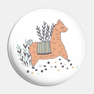 Sleepwalking Llama Pin