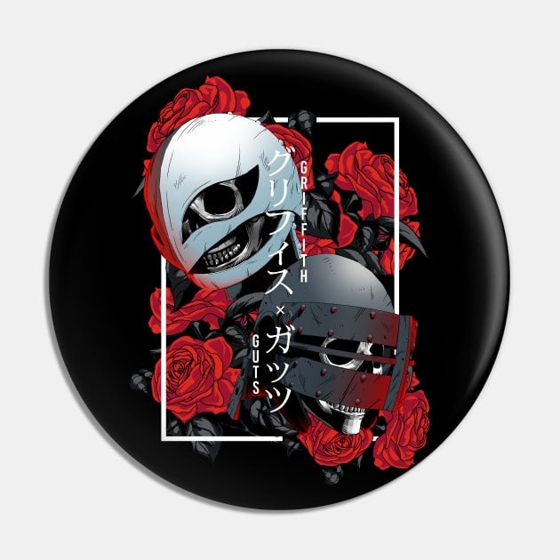 Memento Mori of the Hawks Pin by manoystee