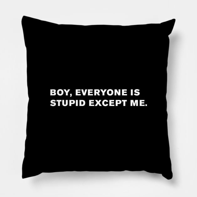 Simpsons Quote Pillow by WeirdStuff