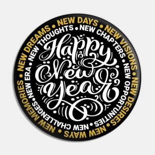 Happy New Year Motivational Pin