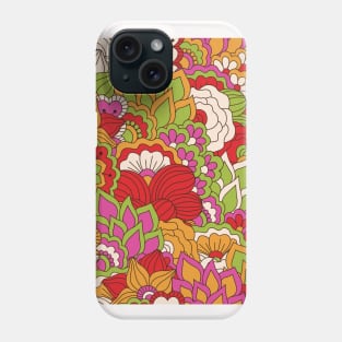 Abstract Floral Neck Gator Floral Retro Abstract Phone Case