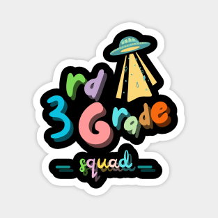 third grade squad UFO Magnet