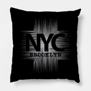 New York City Brooklyn Pillow