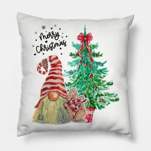 Merry Christmas Gnome - Gnome Christmas Pillow