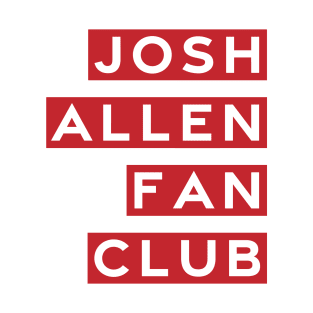 Josh Allen Fan Club (Red) T-Shirt