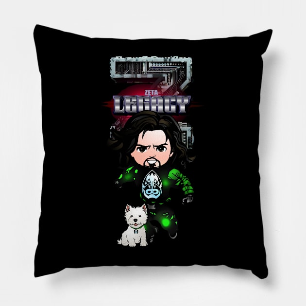 fighter Pillow by CathyGraphics