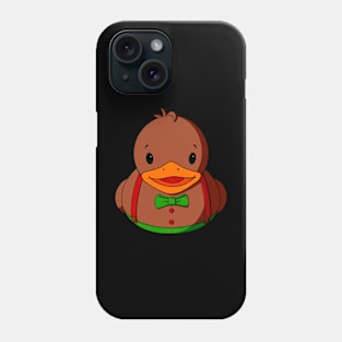 Gingerbread Boy Rubber Duck Phone Case