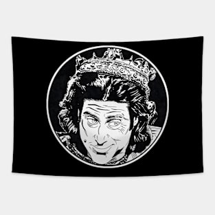 PRINCE JOHN - Robin Hood Men in Tights (Circle Black and White) Tapestry